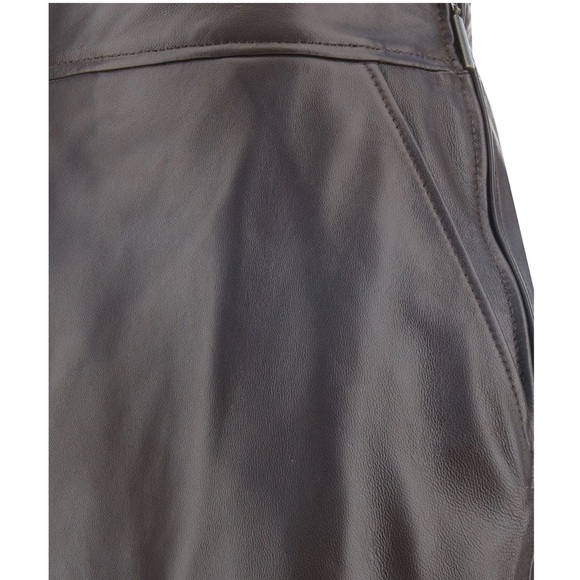 Arma Lambskin Leather Skirt NWT - Picture 5 of 8